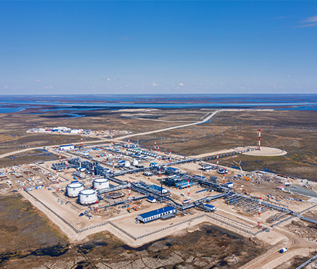 Завершилось строительство Установки подготовки нефти и газа на Тазовском месторождении